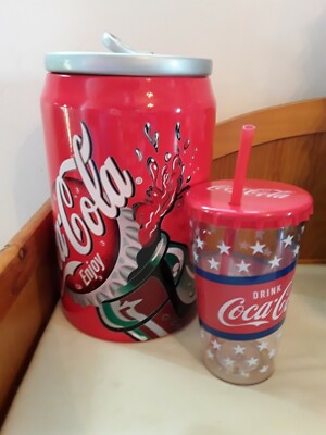 Coca-Cola Coke Soda Can Cookie Jar Gibson Vintage 2001 And