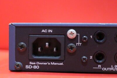 Used Roland Edirol SD-80 Studio Canvas MIDI Sound Module U2295