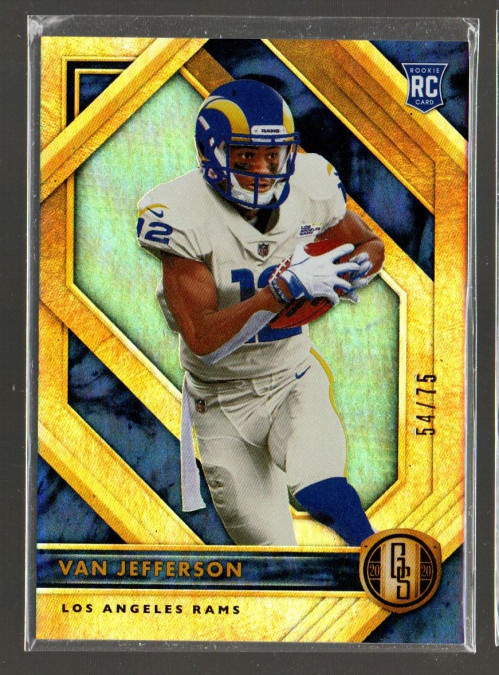 2020 Panini Gold Standard Platinum #128 Van Jefferson /75