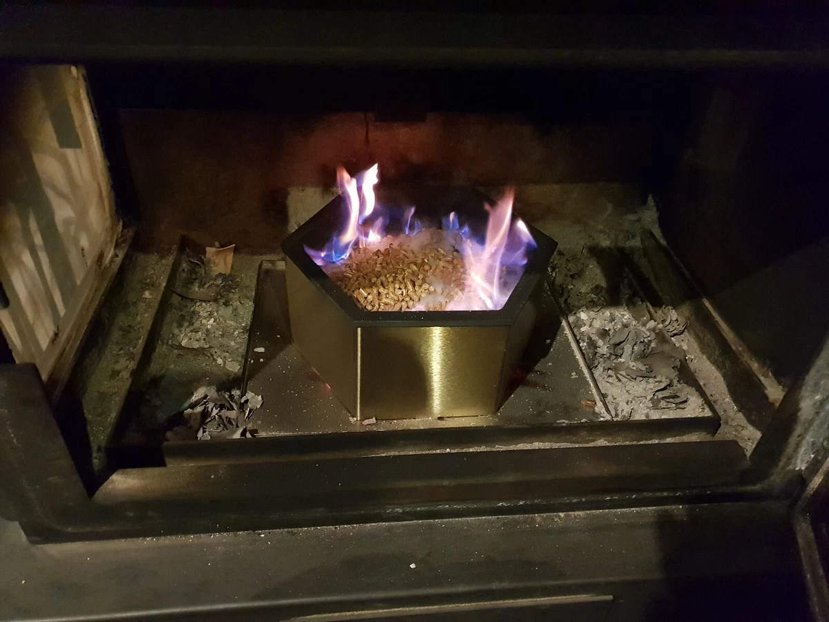 FLAMINO QAITO HEX17 Wood Pellets Extra Burner +++ €109 +++ | eBay