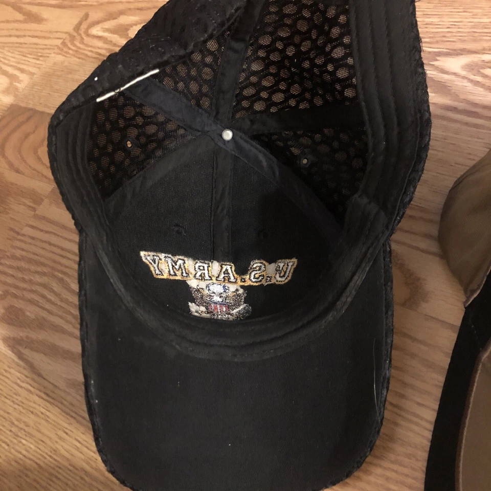 Lote de 5 bonés de beisebol militares ARMY STRONG chapéu veterano do Exército dos EUA 1 brasão de águia - Imagem 4 de 4