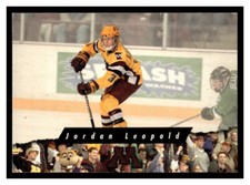 Jordan Leopold 1998 1999 RC Rookie Card Minnesota Golden Gophers