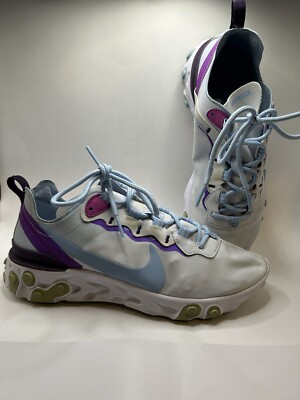 Size 8.5 - Nike React Element 55 Psychic Blue W