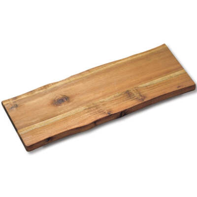 Schneidebrett & Servierbrett aus Akazienholz 53 cm im natürlich rustikalen Stil