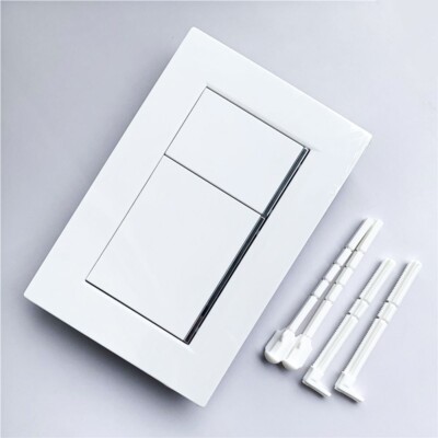 For Geberit Sigma 30 Dual Flush Button & Plate - Matte Black & Matte White