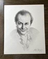 Jack Nicholson Lithograph by Gary Saderup, 20x24&rdquo;