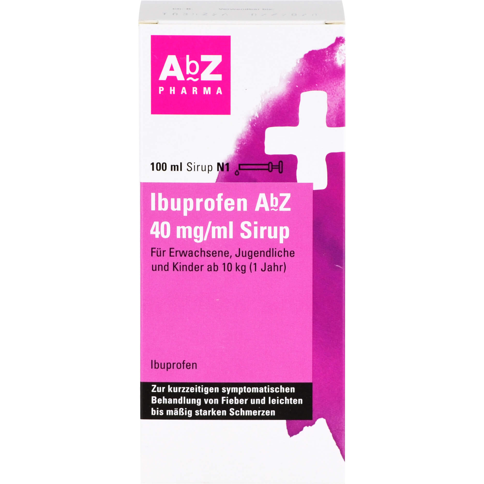 Ibuprofen AbZ 40 mg/ml Sirup bei Fieber und Schmerzen, 100 ml Lösung 12547181