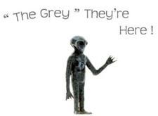 ALIEN ALIEN  The Classic GREY ALIEN comes all painted in O Scale
