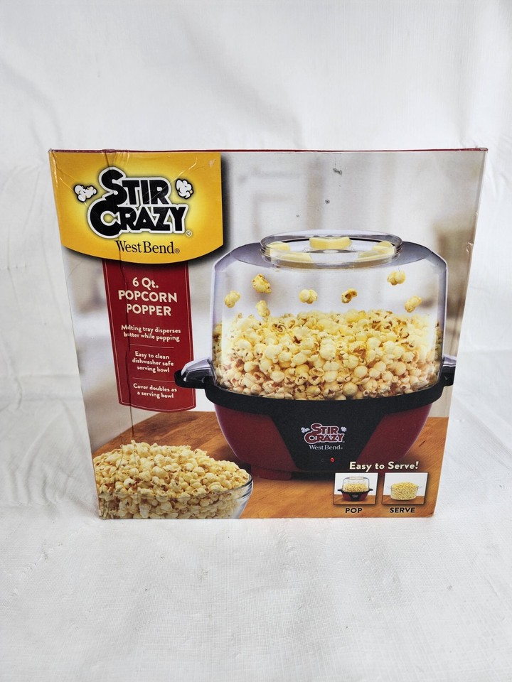 West Bend Model 82505 OEM Stir Crazy Popcorn Popper