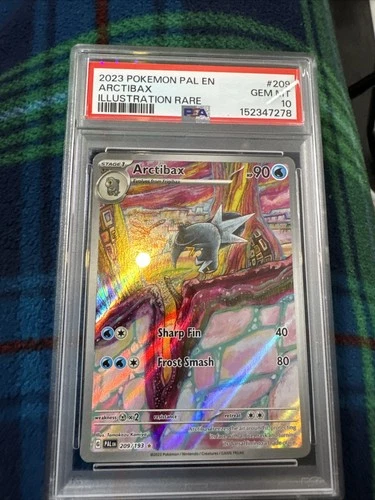 The Pokémon Company Pokémon TCG Paldea Evolved Arctibax 209/193 IR Holo PSA 10