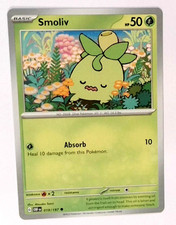 Pokemon Smoliv Card 019/197 Obsidian Flames