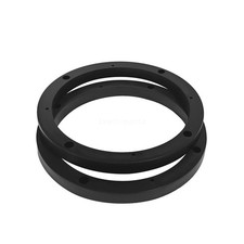 2x 6.5" Plastic 6-1/2" Speaker Spacer Rings Subwoofer Custom Mounting Adapter