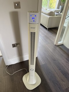 27 inch Electric Pedestal Fan Floor Standing Oscillating 3 Speed
