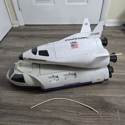 1987 GI Joe Defiant Space Shuttle & Booster Hasbro ARAH Vintage Incomplete
