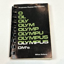 Olympus OM's, Amphoto Pocket Companion, Original, English, c1980 Milton Heiberg