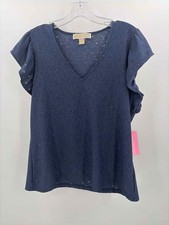 Pre-Owned Tory Burch Navy Size XS Maxi Short Sleeve Dress