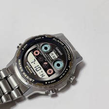RARE Casio Vintage Digital Watch 917 Dw-7800 Hexa Graph 200m 1/100