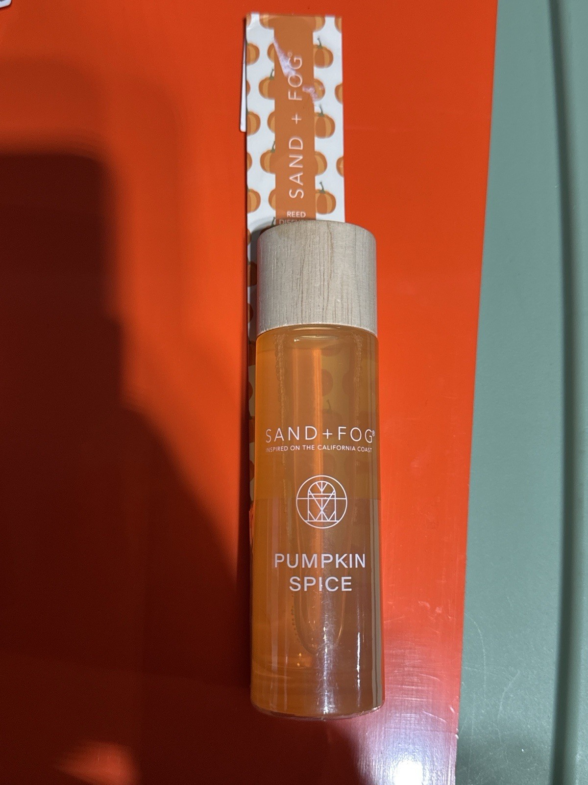 Sand + Fog Pumpkin Spice Reed Diffuser 3.38 fl oz (100 mL) – Fall Home Fragrance