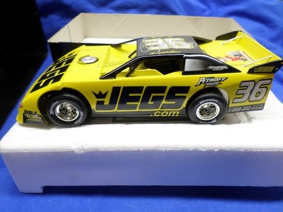 ADC Blue Series Diecast Kenny Wallace #36 JEGS Dirt Late Model Car Signed 1:24