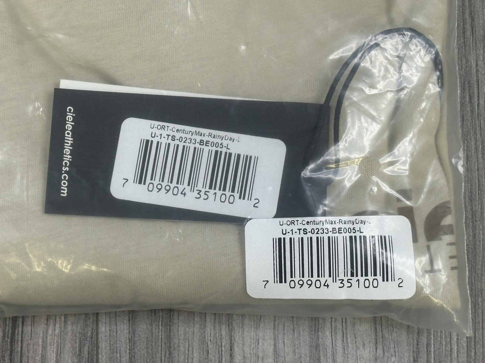 Ciele Athletics ORTShirt Century Max Rainy Day Running Shirt Unisex Large  - NWT