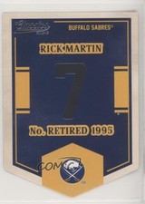 2012-13 Panini Classics Signatures Banner Numbers Rick Martin #EN18 0b3