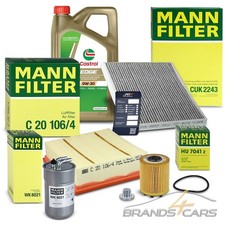 MANN-FILTER INSPEKTIONSPAKET FÜR OPEL CORSA E X15 1.3 CDTI BJ AB 2014
