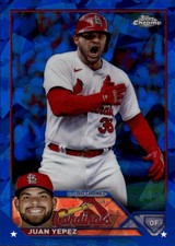 2023 Topps Chrome Update Sapphire Juan Yepez #USCS207 St. Louis Cardinals 3C