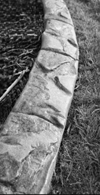 2 Concrete Landscape Curbing Texture Imprint   Natural Slate Stone Stamp Rock
