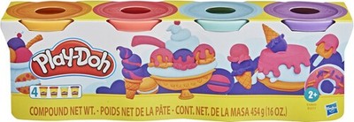 Hasbro - Play-Doh 4 Pack of Sweet Themed Non-Toxic Colors, 4-Ounce Cans [New Toy