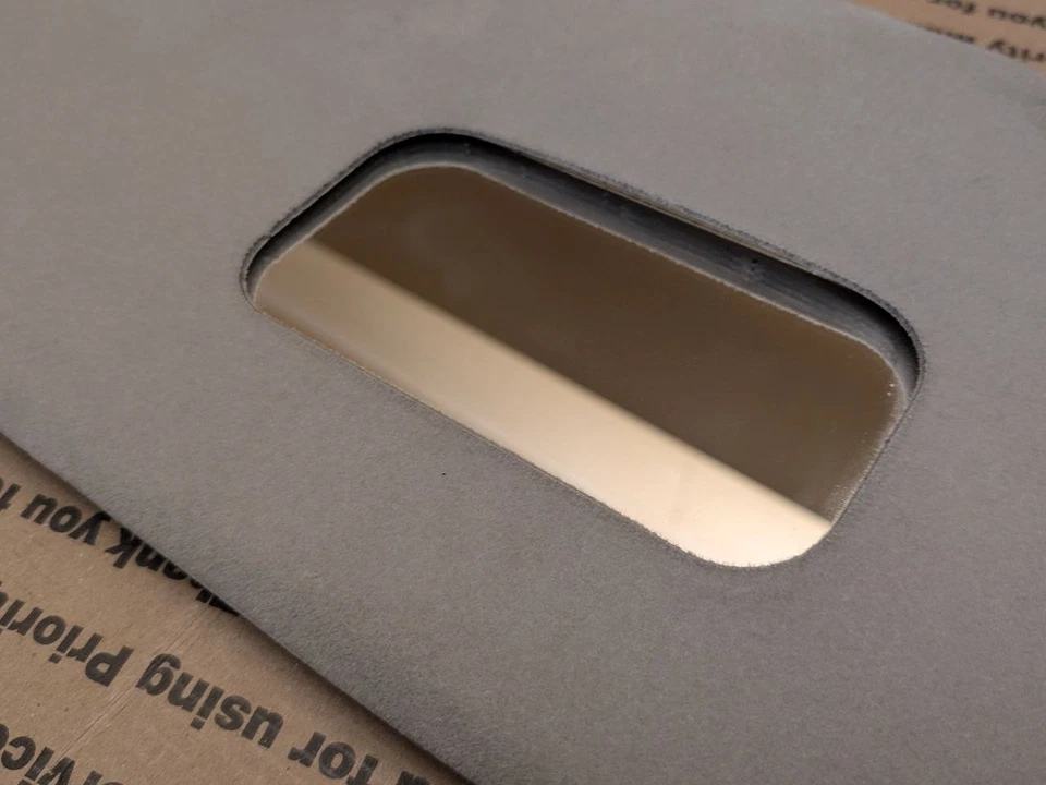 Parasol lateral izquierdo gris conductor Honda Civic 1992-1995 Foto 2 de 4