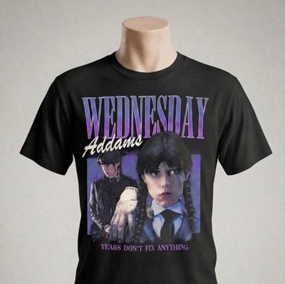 *New* Jenna Ortega Wednesday Addams Tee - Small