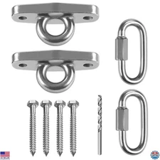 Of2 Heavy-Duty Swing Hangers - Stainless Steel 304, Rust-Proof, 2000 lbs Support