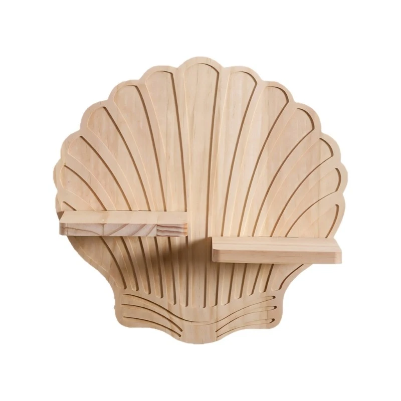 Seashells Wall Shelf Wall Mounted Storage Shelves Floating Shelves Wall Decors
