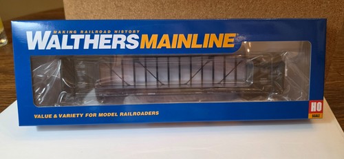 Coche plano de madera CSX RR 72' viga central 600934 haz estándar Walthers 910-50738 HO | Condition: New