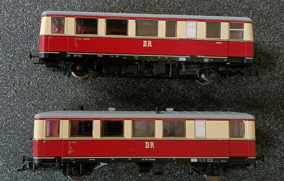Tillig 74191 Triebwagen VT 135 VB 140 DR Deutsche Reichsbahn EP III H0 1:87 DC - Bild 2 von 4