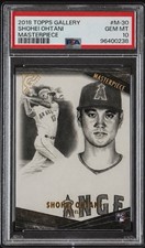 Shohei Ohtani 2018 Gallery Masterpiece #M-30 Rookie Insert PSA 10 Angels RARE RC