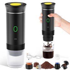 3-in-1 Tragbare Espressomaschine Kabellos Elektrische Kaffeemaschine mit Akku