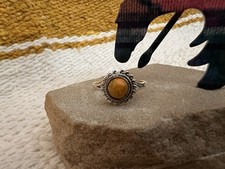 BumbleBee Jasper Southwestern 925 Navajo Inspired Sz 7 Ring 2.2gms