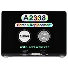 13" for MacBook Pro M2 Retina A2338 2020 LCD Screen Replacement Assembly Silver