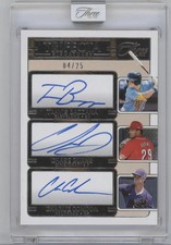 2025 Panini Three and Two Bazzana Chase Burns Charlie Condon Triple Auto 04/25
