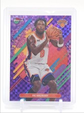 OG ANUNOBY 2025-26 TOPPS FINEST RARE PURPLE X-FRACTOR KNICKS /75 Q5300