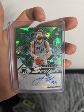 Panini Mosaic Rookie Scripts Autographed Card Jock Landale Spurs RS-JLA 2021-22