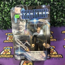 Playmates 1996 Star Trek First Contact Commander RIKER Figure 16100 16102 New