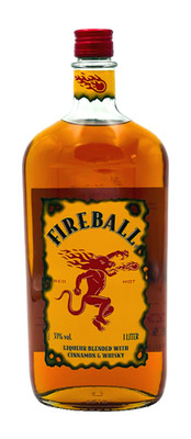 (18,92 /l) Fireball Cinnamon Whisky Likör 33% 1,0l Flasche