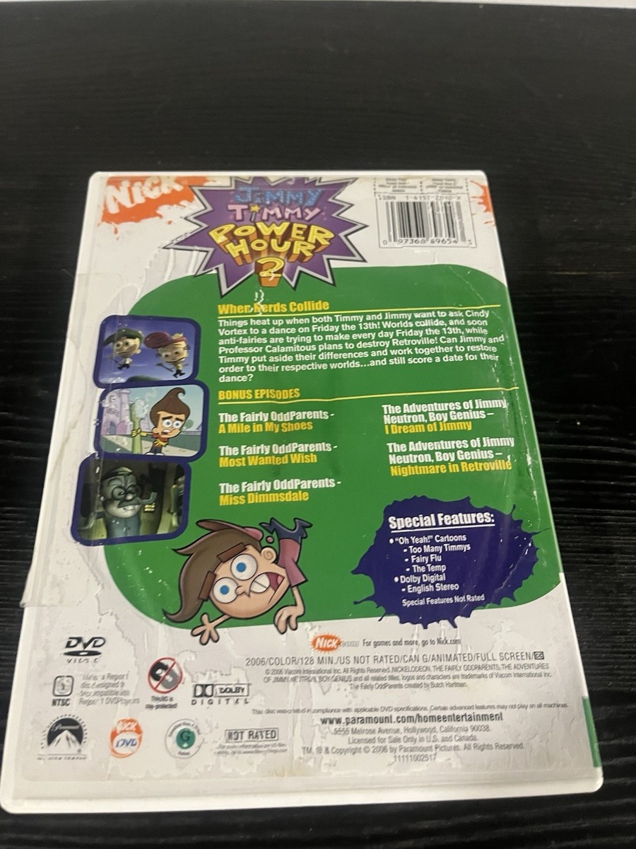 NICKELODEON JIMMY TIMMY POWER HOUR 2 DVD (MLP3) | eBay