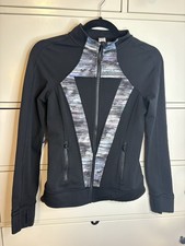 IVIVVA by LULULEMON Girl's Black Full Zip Activewear Top