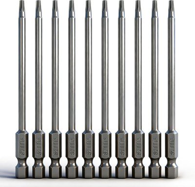 10PCS T15 Torx Screwdriver Bit Sets, 4  Length Magnetic Security Torx Bits Set (