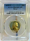 1976-S Silver Washington Quarter PR69 DCAM PCGS, Beautiful Coin, Blast White!