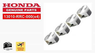 Honda OEM 13010-RRC-000 (x4) Civic Type R Piston FD2 K20A K20Z Set From Japan