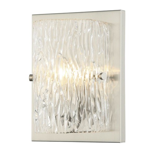 Used Varaluz Lighting 376W01BN Morgan - 1 Light Wall Sconce In Glam Style-9.75
